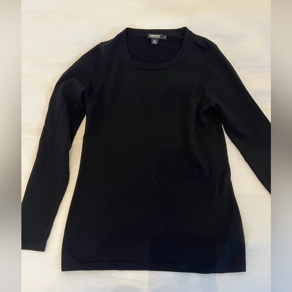DKNY Black Crewneck Sweater